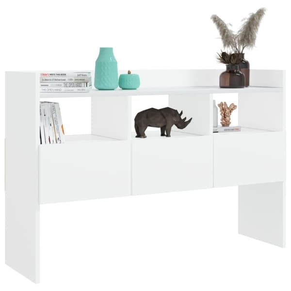 vidaXL skænk 105x30x70 cm spånplade hvid