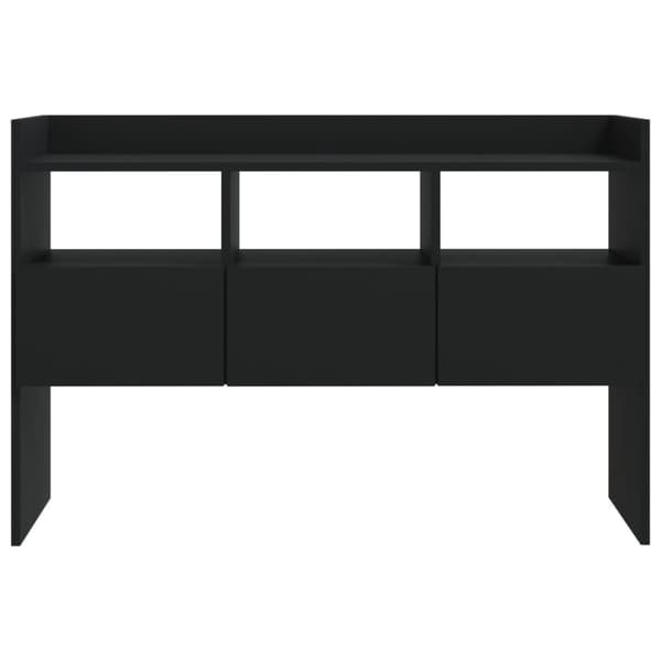 vidaXL Skjenk svart 105x30x70 cm sponplate