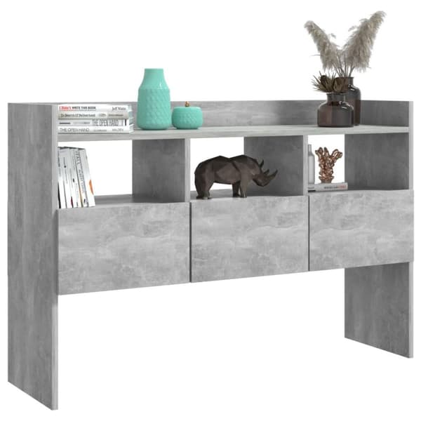 vidaXL Skänk betonggrå 105x30x70 cm spånskiva