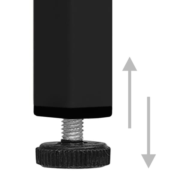 vidaXL Senkki musta 75x35x70 cm teräs ja karkaistu lasi