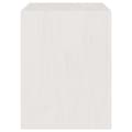 Miniatyrbilde 7 av 10: vidaXL Nattbord 2 stk hvit 40x30,5x40 cm heltre furu