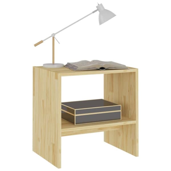 vidaXL sengeborde 2 stk. 40x30,5x40 cm massivt fyrretræ