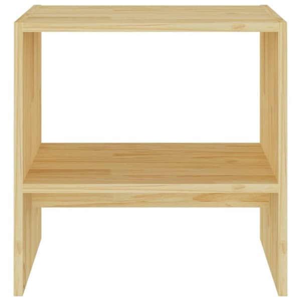 vidaXL sengeborde 2 stk. 40x30,5x40 cm massivt fyrretræ