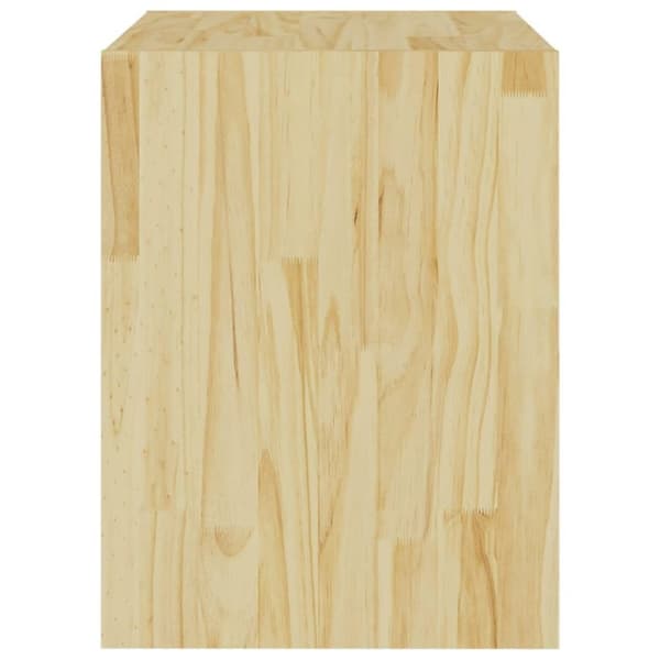vidaXL sengeborde 2 stk. 40x30,5x40 cm massivt fyrretræ