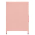 Miniatyrbilde 4 av 11: vidaXL Nattbord rosa 35x35x51 cm stål