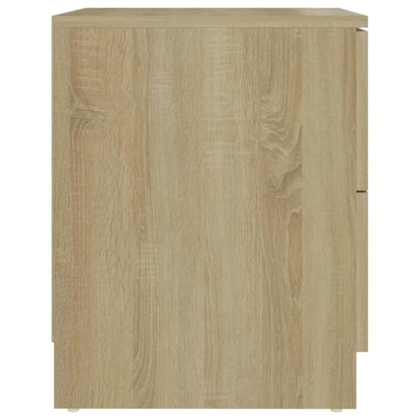 vidaXL sengeskab 40x40x50 cm spånplade sonoma-eg