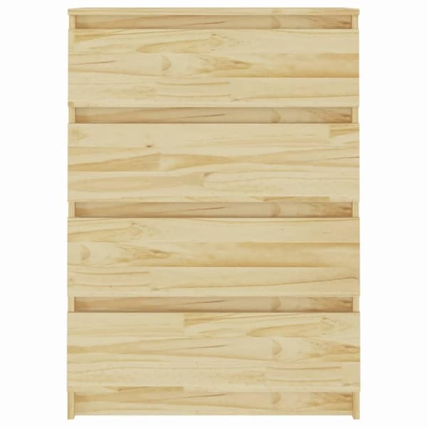 vidaXL kommode 60x36x84 cm massivt fyrretræ