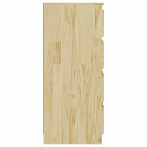 vidaXL kommode 60x36x84 cm massivt fyrretræ
