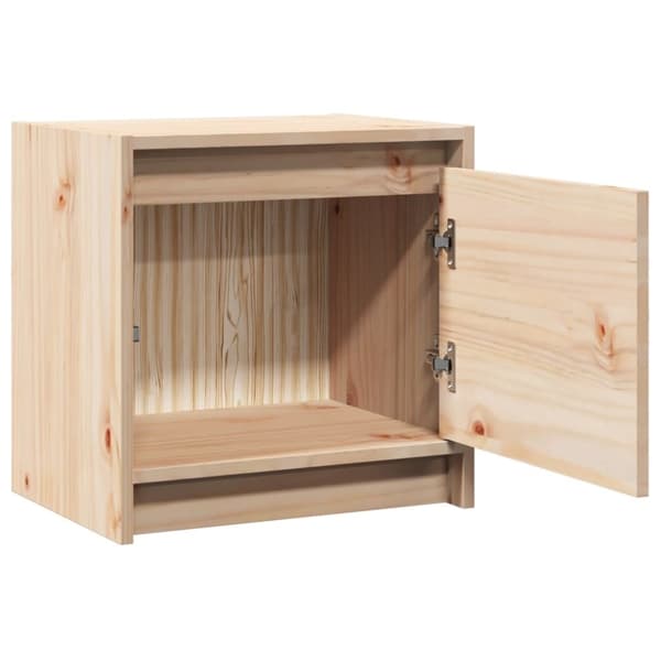 vidaXL Nattbord 2 stk 40x30,5x40 cm heltre furu
