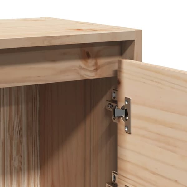 vidaXL Nattbord 2 stk 40x30,5x40 cm heltre furu