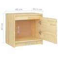 Miniatyrbilde 11 av 11: vidaXL Nattbord 2 stk 40x30,5x40 cm heltre furu