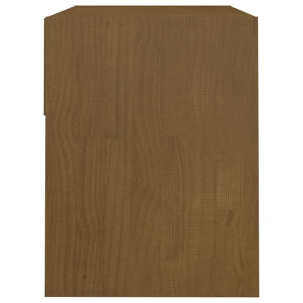 vidaXL Nattbord 2 stk 40x31x40 cm heltre furu honningbrun