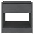 Pikkukuva 7 / 10: vidaXL Yöpöydät 2 kpl harmaa 40x31x40 cm täysi mänty