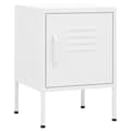 Miniatyrbilde 3 av 10: vidaXL Nattbord 2 stk hvit 35x35x51 cm stål