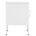 Miniatyrbilde 5 av 10: vidaXL Nattbord 2 stk hvit 35x35x51 cm stål