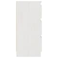 Miniatyrbilde 6 av 9: vidaXL Nattbord 2 stk 40x29,5x64 cm heltre furu hvit