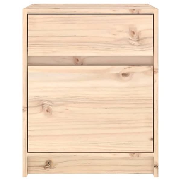vidaXL Nattbord 40x31x50 cm heltre furu
