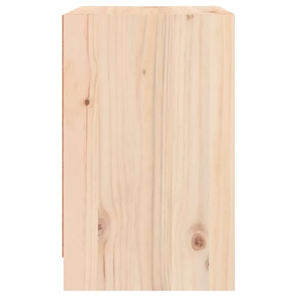 vidaXL Nattbord 40x31x50 cm heltre furu
