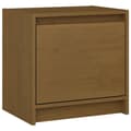 Miniatyrbilde 5 av 11: vidaXL Nattbord 2 stk honningbrun 40x30,5x40 cm heltre furu