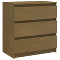 Miniatyrbilde 1 av 11: vidaXL Nattbord honningbrun 60x36x64 cm heltre furu