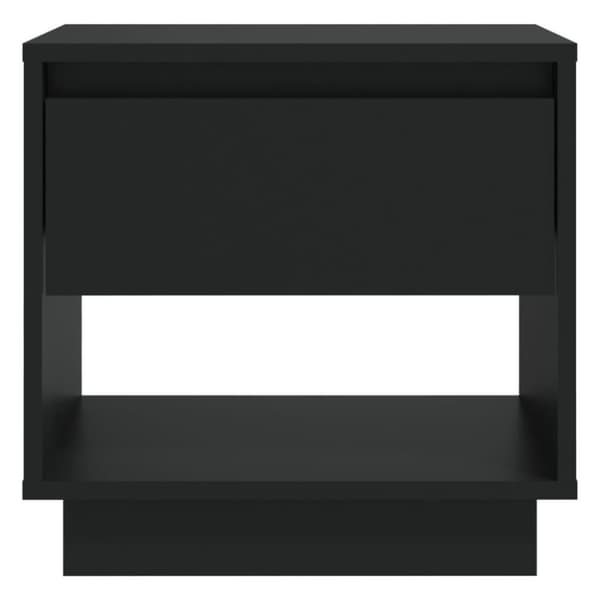 vidaXL sengeborde 2 stk. 45x34x44 cm spånplade sort