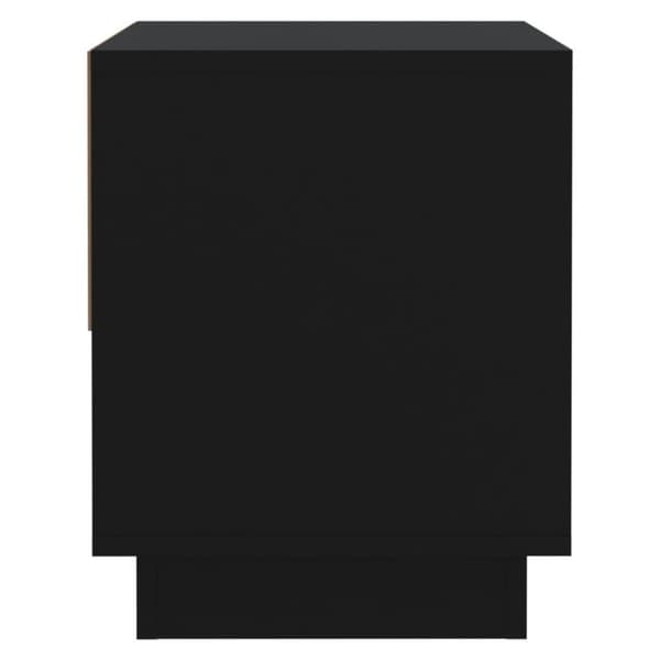 vidaXL sengeborde 2 stk. 45x34x44 cm spånplade sort