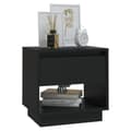 Miniatyrbillede 3 af 9: vidaXL sengebord 45x34x44 cm spånplade sort