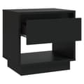 Miniatyrbillede 5 af 9: vidaXL sengebord 45x34x44 cm spånplade sort
