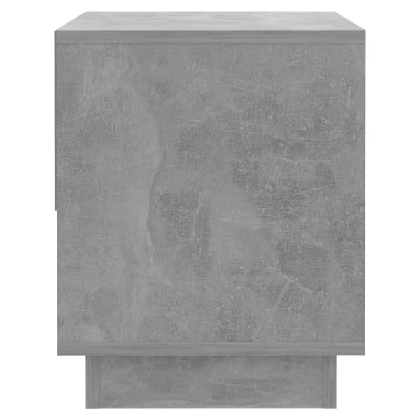 vidaXL Yöpöytä betoninharmaa 45x34x44 cm lastulevy