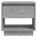 Miniatyrbilde 7 av 10: vidaXL Nattbord 2 stk betonggrå 45x34x44 cm sponplate