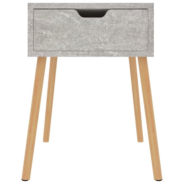 vidaXL Nattbord betonggrå 40x40x56 cm sponplate