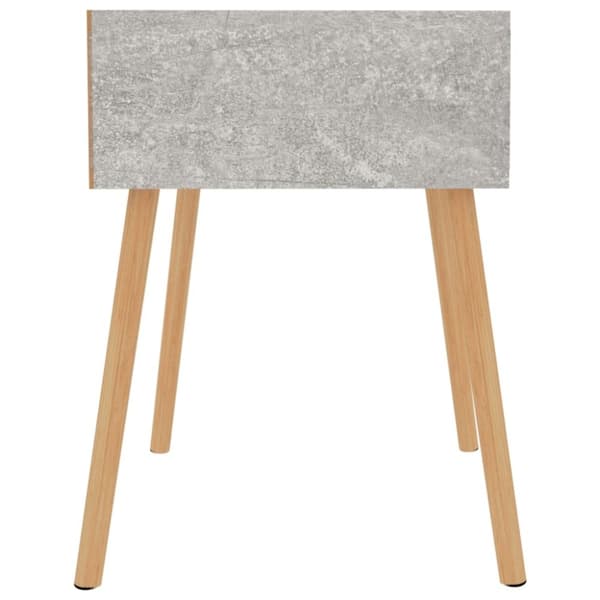 vidaXL Nattbord betonggrå 40x40x56 cm sponplate