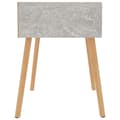 Miniatyrbilde 5 av 11: vidaXL Nattbord betonggrå 40x40x56 cm sponplate