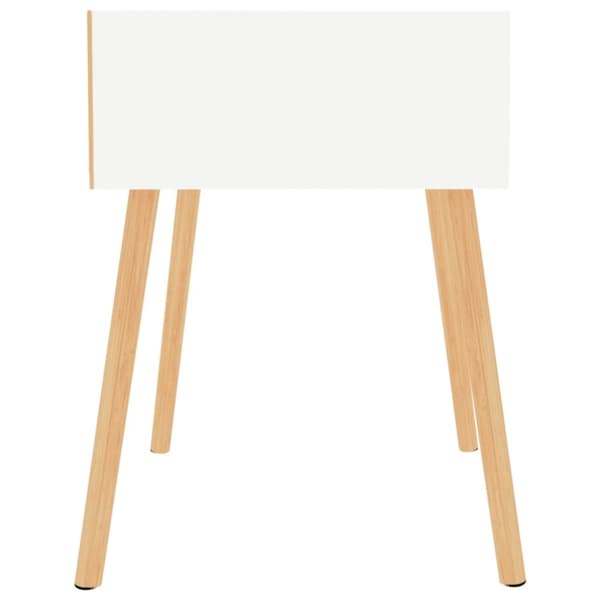 vidaXL sengeborde 2 stk. 40x40x56 cm spånplade hvid
