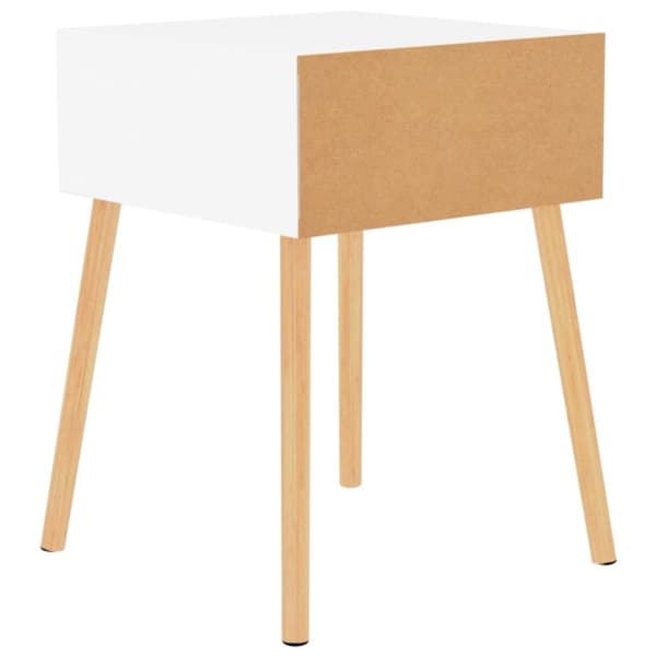 vidaXL sengeborde 2 stk. 40x40x56 cm spånplade hvid