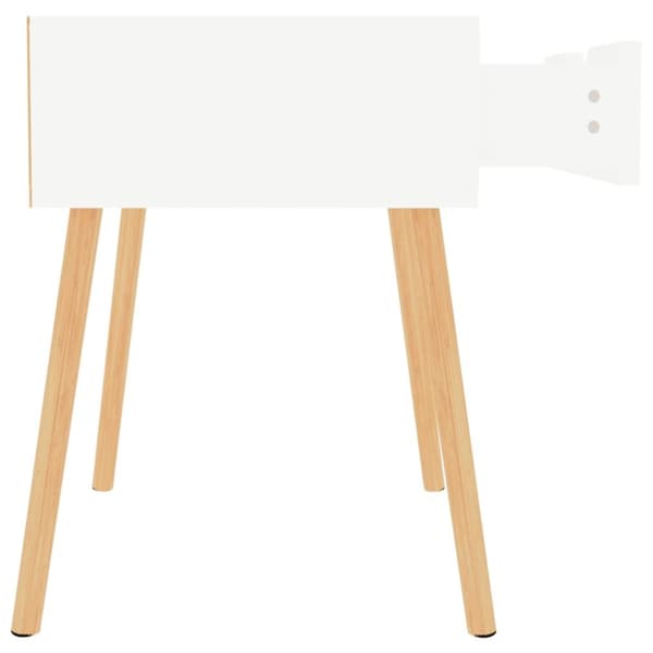 vidaXL sengeborde 2 stk. 40x40x56 cm spånplade hvid