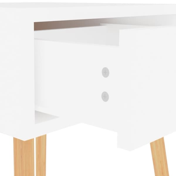vidaXL sengeborde 2 stk. 40x40x56 cm spånplade hvid