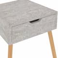 Miniatyrbillede 10 af 11: vidaXL sengeborde 2 stk. 40x40x56 cm spånplade betongrå
