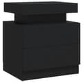 Miniatyrbillede 2 af 10: vidaXL sengeskab 45x35x52 cm spånplade sort