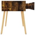 Miniatyrbilde 7 av 11: vidaXL Nattbord 2 stk røkt eik 40x40x56 cm sponplate