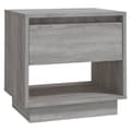 Miniatyrbilde 5 av 10: vidaXL Nattbord 2 stk grå sonoma eik 45x34x44 cm sponplate