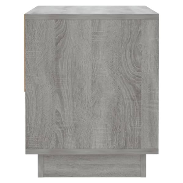 vidaXL Nattbord 2 stk grå sonoma eik 45x34x44 cm sponplate