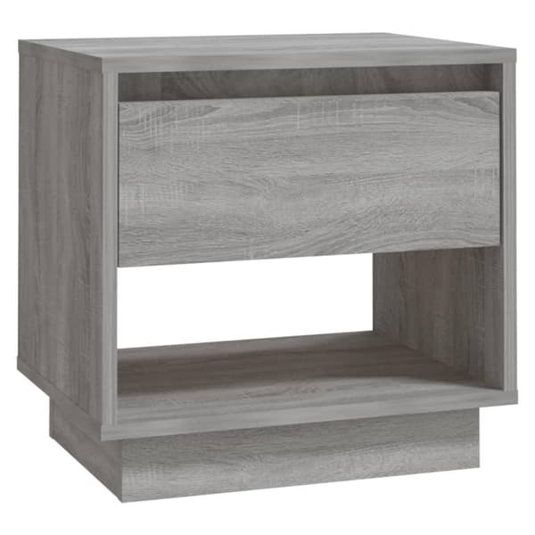 vidaXL Yöpöydät 2 kpl harmaa Sonoma 45x34x44 cm lastulevy