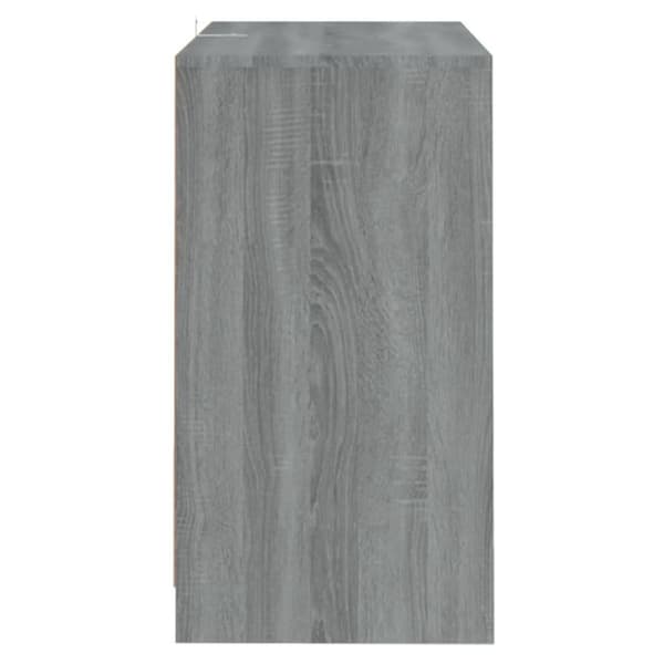 vidaXL skænk 70x41x75 cm spånplade grå sonoma-eg