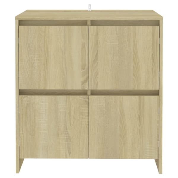 vidaXL Skjenk sonoma eik 70x41x75 cm sponplate