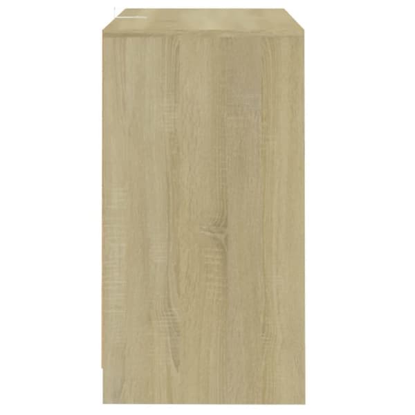 vidaXL Skjenk sonoma eik 70x41x75 cm sponplate