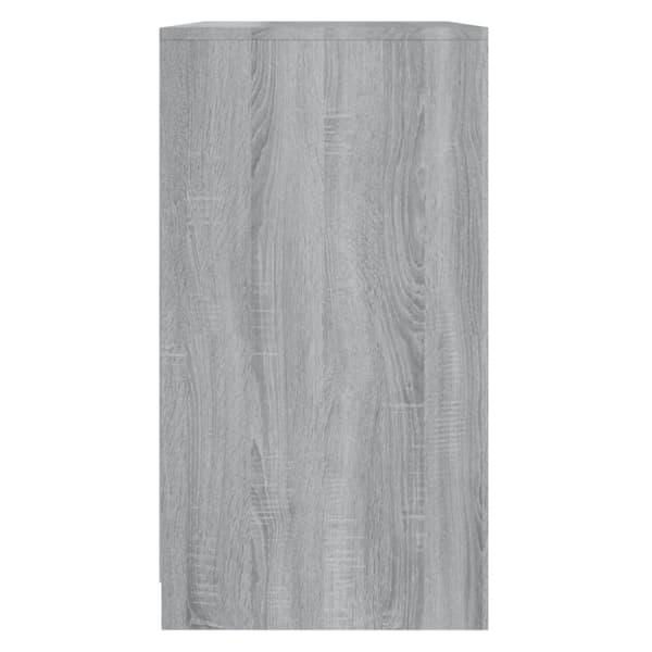 vidaXL Skjenk grå sonoma eik 70x40,5x75 cm sponplate
