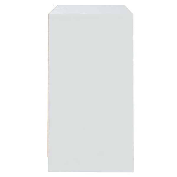 vidaXL Skänk vit 70x41x75 cm spånskiva