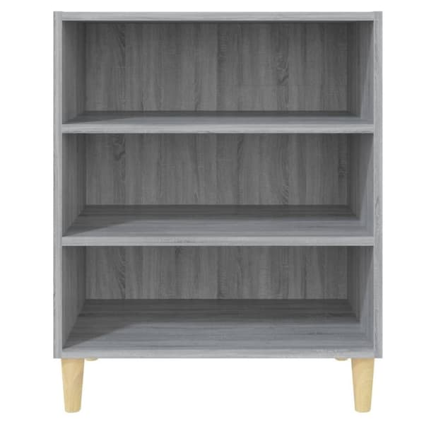 vidaXL Senkki harmaa Sonoma 57x35x70 cm lastulevy