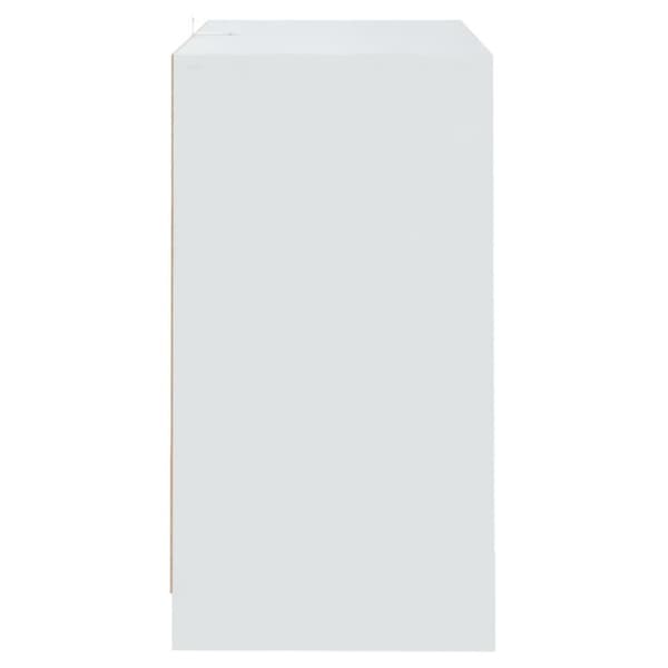 vidaXL Senkki valkoinen 70x41x75 cm lastulevy